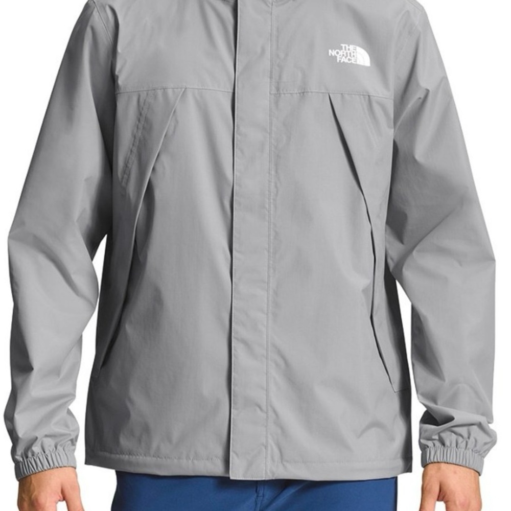 The North Face Gray Raincoat Water-Resistant Outdoor Essential